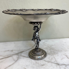 Silver Plated Centerpiece with Boy picture