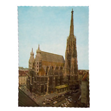 St Stephen's Cathedral Vienna Austria Postcard Chrome Unposted picture