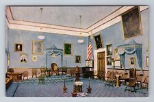 Alexandria VA-Virginia, Interior Masonic Lodge Room, Vintage c1920 Postcard picture