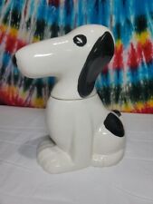 Fabulous 1970's Peanuts long nose Snoopy Ceramic Vtg Cookie Jar Charles Schultz  picture