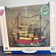 Lemax Village Collection Lighted Table Accent - THE OSPREY FISHING BOAT with BOX picture