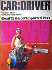 IMPORTED CARS - CAR AND DRIVER MAGAZINE, JANUARY 1968 VOLUME 13 NUMBER 7 picture