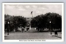 Great Bend KS-Kansas, Barton County Court House, Antique, Vintage Postcard picture