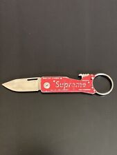Supreme SOG Keytron Folding Knife with Bottle Opener Red picture