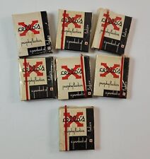 Vtg Lot 7 Prophylactics X Cello's Latex Killian Mfg Ohio Condoms Box Sealed NOS picture