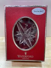 WATERFORD CRYSTAL SNOW STAR CHRISTMAS ORNAMENT 2011 picture