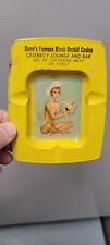 Rare 1950s Dunn's Black Orchid Casino Celebrity Lounge Bar Nude Ashtray Montreal picture