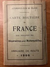 Rare et Original. Carte Routière France 1905 picture