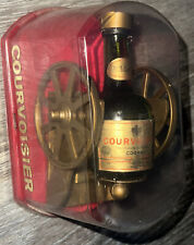 Vintage Courvoisier Cognac Cannon Cradle & Bottle in Plastic Case Display picture