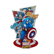 Marvel 60th Ds-086 Captain America D-Stage Ser 6in Previews Exclusive Statue picture