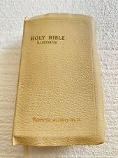vintage illustrated holy bible white 1942 picture