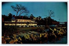 c1960's Ferry Tavern Hotel Ferry Exterior Road Old Lyme Connecticut CT Postcard picture