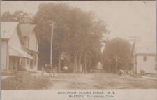 RPPC Postcard Main Street Holland Patent NY Manning Photographers Utica NY  picture