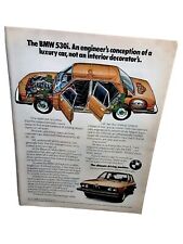 1976 BMW 530i Ultimate Driving Machine Original Print Ad vintage picture