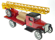 HAWKEYE VINTAGE STYLE FIRE TRUCK WITH TURNTABLE EXTENDABLE  LADDER EUROPEAN MADE picture