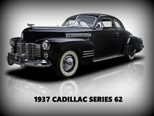 1937 Cadillac Series 62 Automobile NEW Metal Sign: 12 x 16