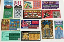 Georgia  Vintage Instant SV Lottery Tickets. 10 diff, no cash value, Group 1 picture