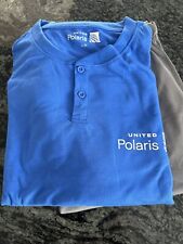 UNITED POLARIS BUSINESS CLASS PAJAMAS, Brand New Royal Blue And Gray L/XL picture