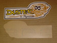 VINTAGE ORIGINAL PLYMOUTH DUSTER CHRYSLER CORP STICKER DECAL 1970 1971 340 picture
