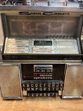 SEEBURG CONSOLETTE WALL BOX JUKE BOX HAS A KEY. Sold As Is picture