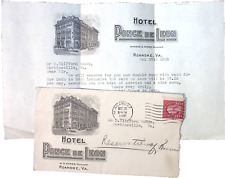 1928 Hotel Ponce De Leon Confirmation of Reservations & Illustrated Cover picture