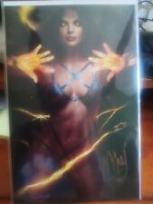 SHIKARII Deathrage #1 VIRGIN Variant COVER Cosplay Signed by Murphey (certified) picture