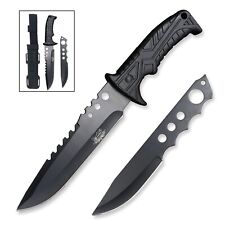 Two daggers with solid single-edged Cr13MoV steel black oxide blades, Must have picture