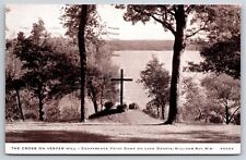 Williams Bay WI~The Cross On Vesper Hill~Conf Point Camp On Lake Geneva~1962 PC picture