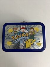 VINTAGE 1998 Pokemon Gotta Catch Em All Collectible Tin Card Box Mini Lunchbox picture