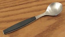 Vintage Georg Jensen Strata black handle stainless steel Denmark teaspoon picture