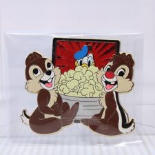 B1 Disney Shopping Store LE 125 Pin Chip Dale Watching Donald On TV Popcorn picture
