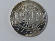 Vintage Silver - Bills Casino And Lake Tahoe Token Rare  18.8 Grams picture