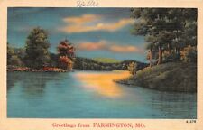 Greetings From Farmington Missouri Postcard picture