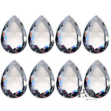 10pc Lot Clear Chandelier Glass Crystal Lamp Prisms Hanging Drops Pendants 50mm~ picture