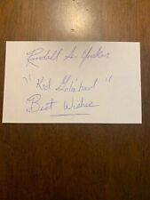 RANDALL YONKER - BOXER - AUTHENTIC AUTOGRAPH SIGNED- B5576 picture