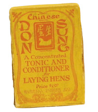 Vintage Empty Box Prop Don Sung Chinese Tonic And Conditioner For Laying Hens picture