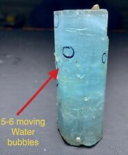 Blue Aquamarine Large terminated Crystal with 5-6 moving bubble inclusion/Enhydr picture