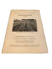 VTG Extension Bulletin 1928 H.R. Cox Improving Garden Soil  Agriculture Brochure picture