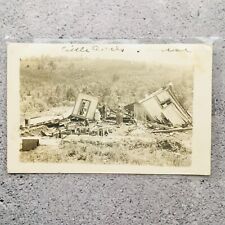 Storm Destroyed Home Family Vintage Real Photo Postcard Unused picture