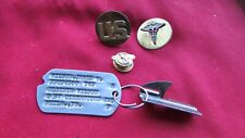 RARE  US Army Dog Tag & Can Opener WW2,Next to kin+Collar,WILSON JAMES W,1942,24 picture