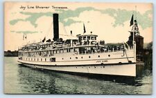 Postcard Joy Line Steamer Tennessee unused A137 picture