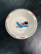 Kelloggs The Best Of You Each Morning Cereal Bowl  Toucan Sam 1995 (2). (kel) picture