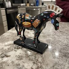 Trail of Painted Ponies FIVE CARD STUD Porcelain Horse Figurine - 2E/4484 picture