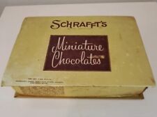 Vintage Schrafft's Gold Foil Miniture Choclates Box Boston, Massachusetts  picture