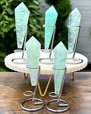 Wholesale Lot 5-6 Pcs Natural Green Fluorite Septer W Stand Crystal picture