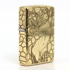 Zippo lighter NEW 204B Custom/ Sexy Girl #04 Four sides Carving Free 3 Gifts picture