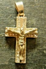 Beautiful Gold Plated Crucifix With Stones picture
