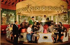 San Francisco CA The Fairmont Hotel Merry Go Round Bar Nob Hill Vtg Postcard picture