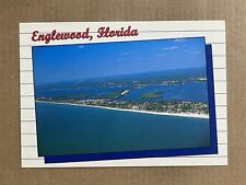 Postcard Englewood FL Florida Aerial View Beach Sun Coast Vintage PC picture