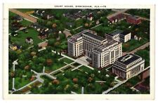 1938 Postmarked Postcard Court House Birmingham Alabama AL picture